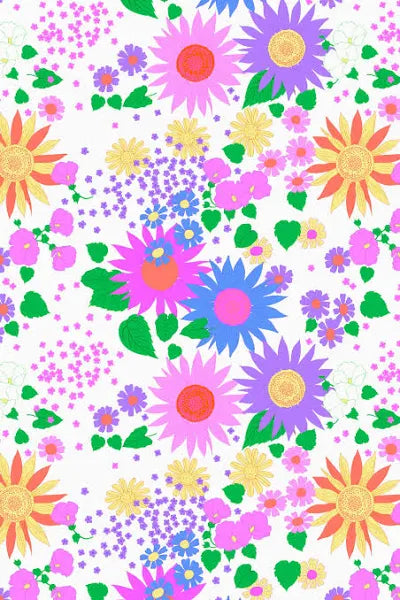 Girls Sunshine Floral Flares