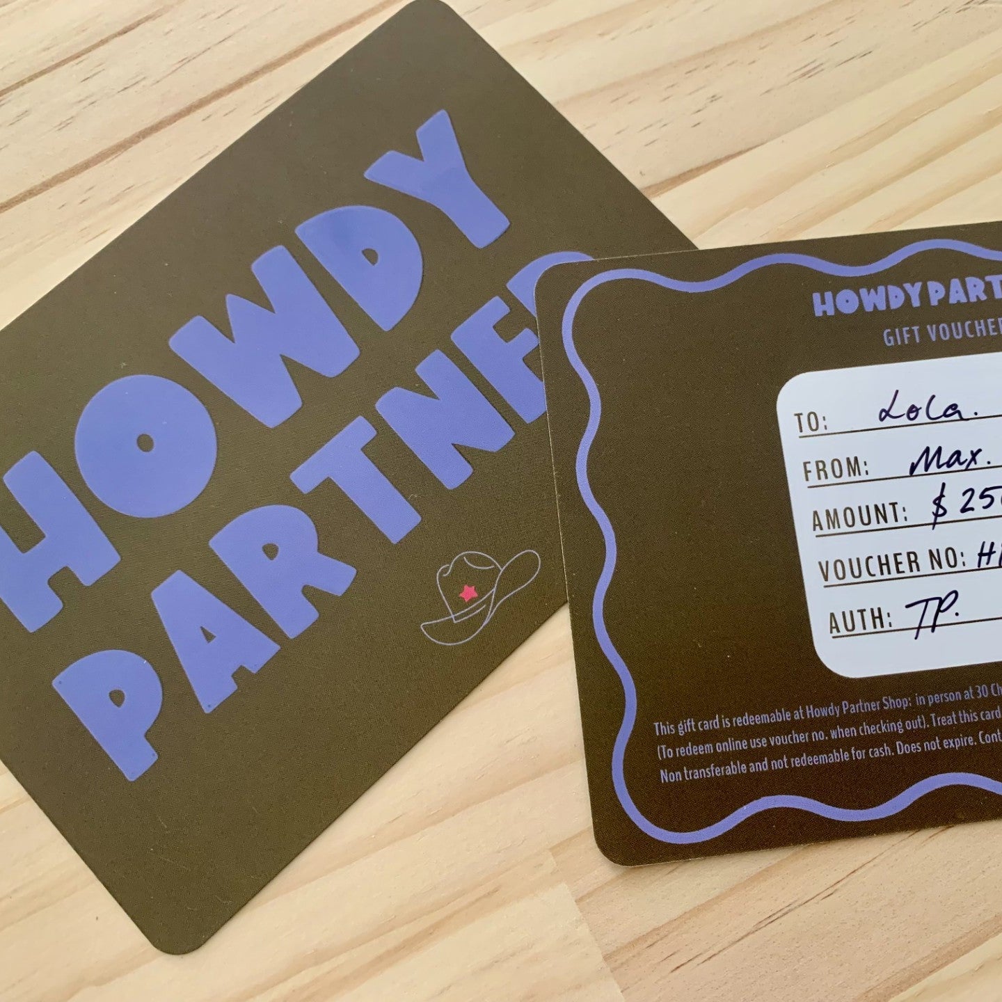 Howdy Partner Gift Card